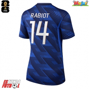 Francia Adrien Rabiot #14 Primera Equipación Mujer Mundial 2026 Manga Corta